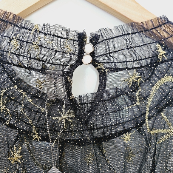 XXL Celestial Sheer Witchy Dress Plus Size - Picture 5 of 6